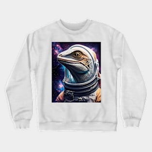 Iguana that reached space Crewneck Sweatshirt